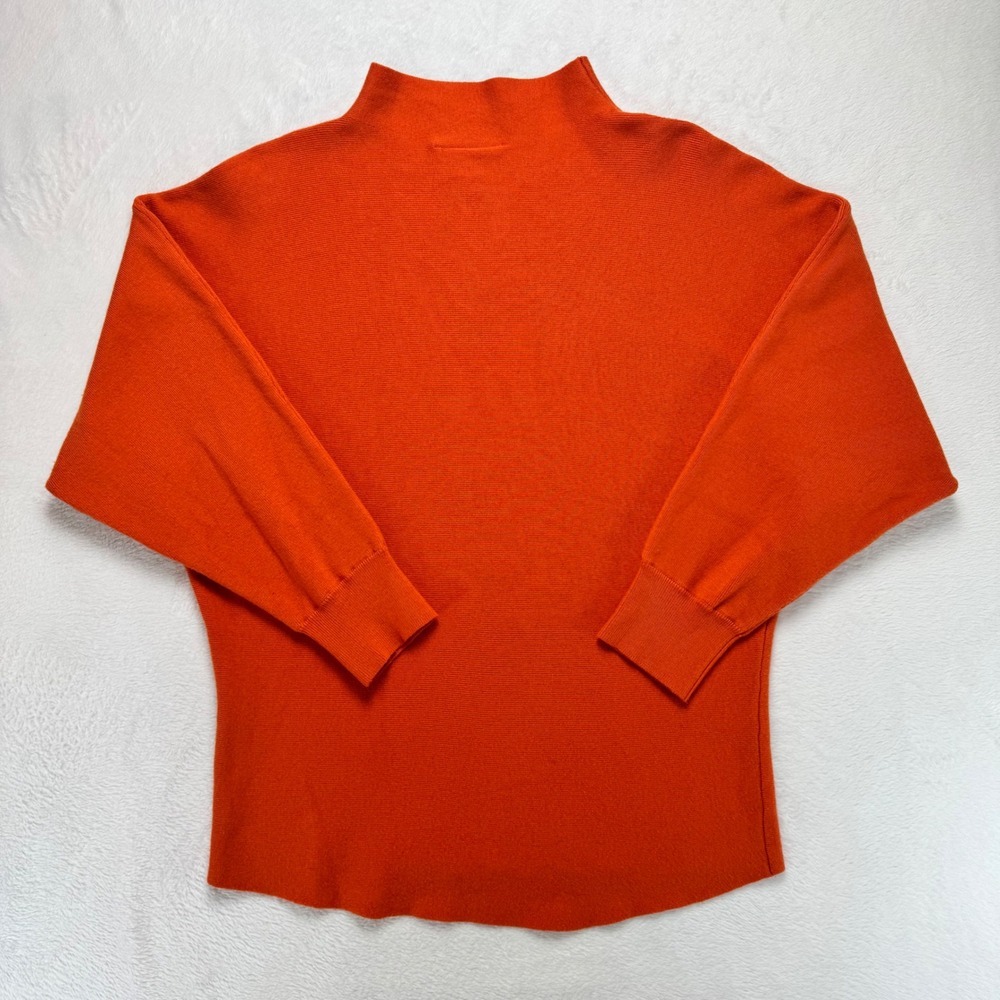 Anthropologie Saturday Sunday Orange Mock Neck Dolman Sleeve Sweater XS - Picture 2 of 3